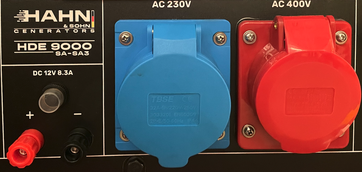 Generatore Diesel Hahn & Sohn HDE 9000 SA 7kW - Silenzioso E Raffreddato Ad Aria